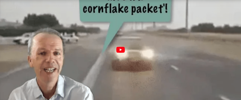 I got my license from a cornflake packet